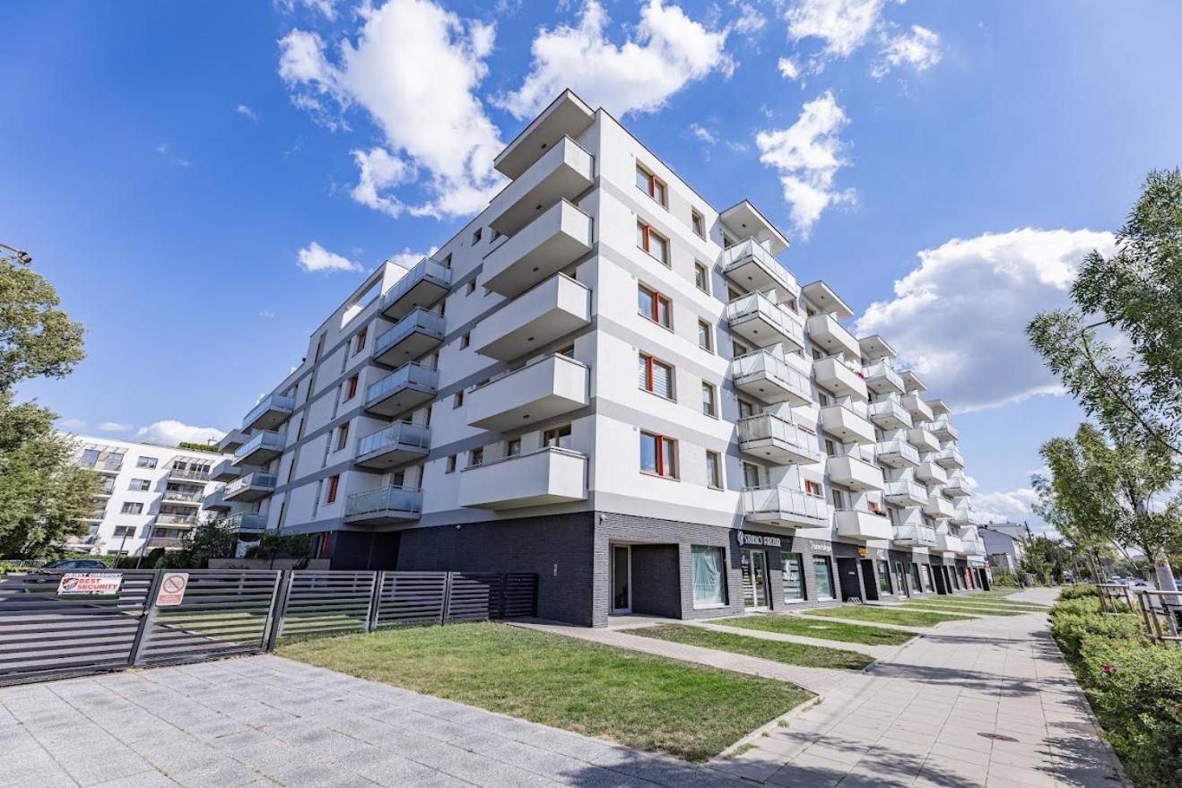 Fajny Apartament Z Parkingiem, Obok Metra. Varsovia Exterior foto